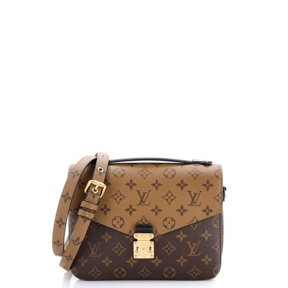 Louis Vuitton Handbags - Louis Vuitton Pochette Metis Reverse Monogram Canvas Brown